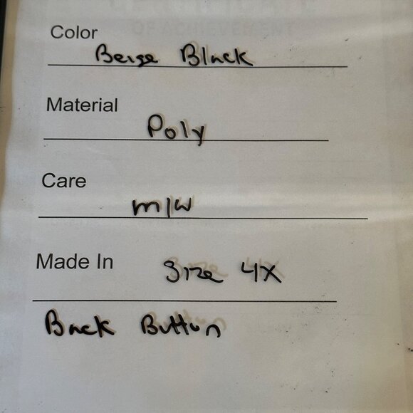 Ava and Viv Top Womens Plus Size 4X Leopard Print Button Back Casual Flowy - Picture 11 of 12